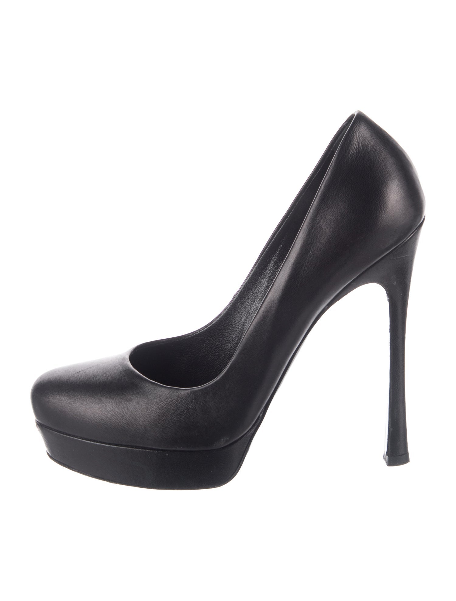 Yves Saint Laurent Rive Gauche Leather Pumps