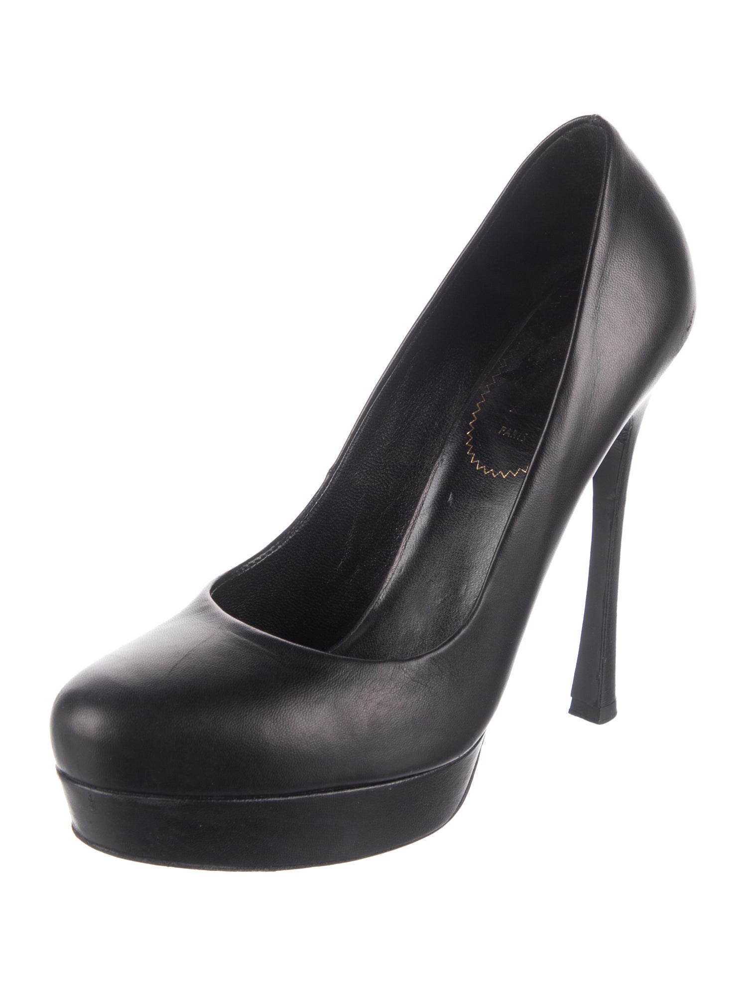 Yves Saint Laurent Rive Gauche Leather Pumps
