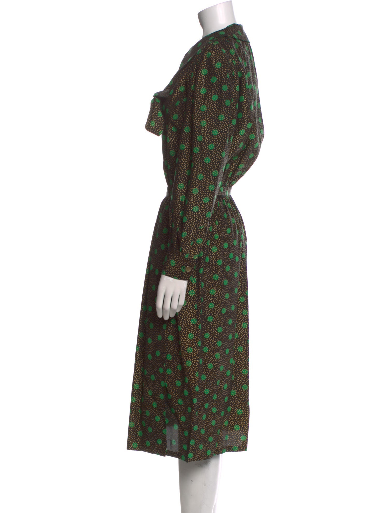 Yves Saint Laurent Rive Gauche Vintage Midi Length Dress