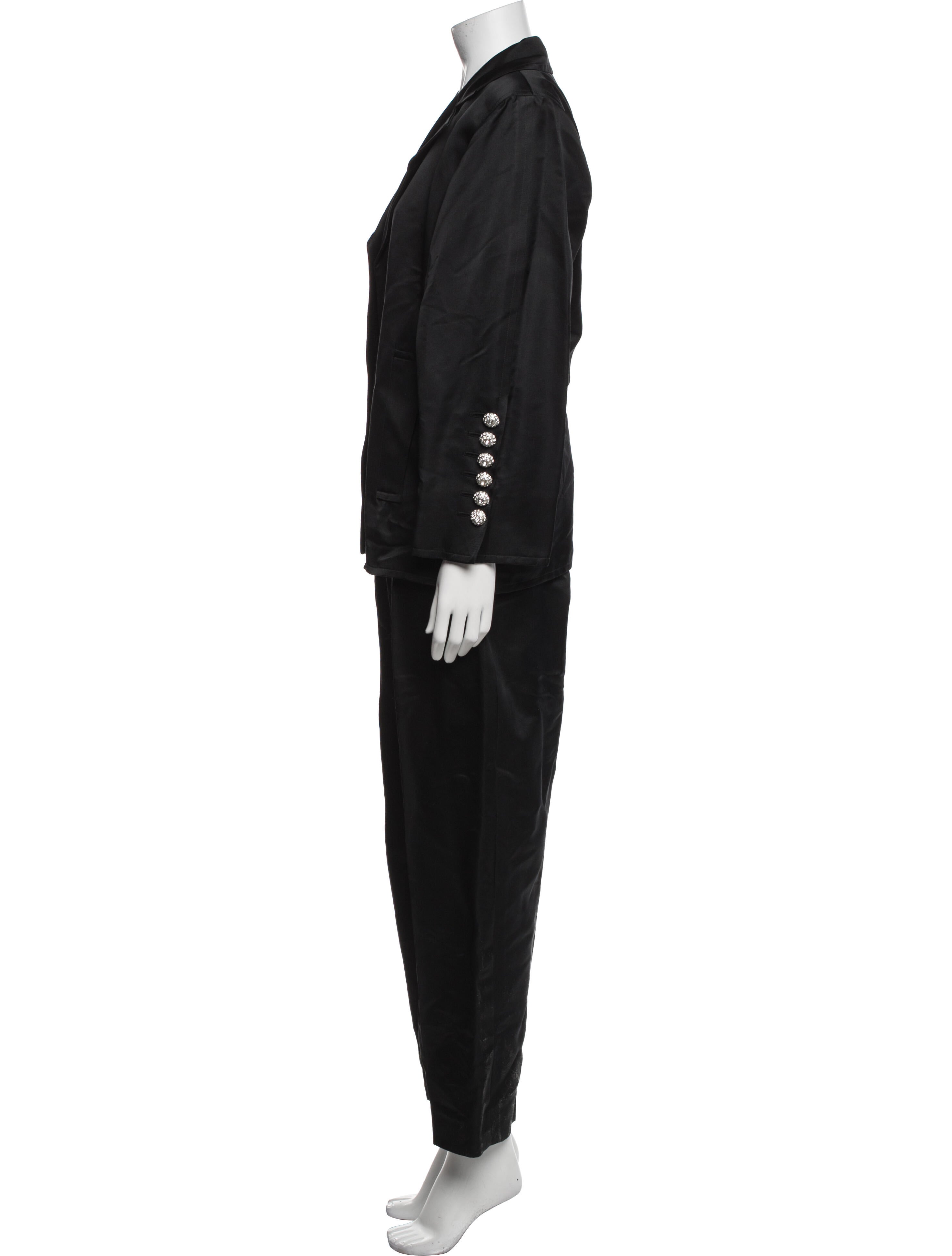 Yves Saint Laurent Rive Gauche Vintage 1980's Pantsuit