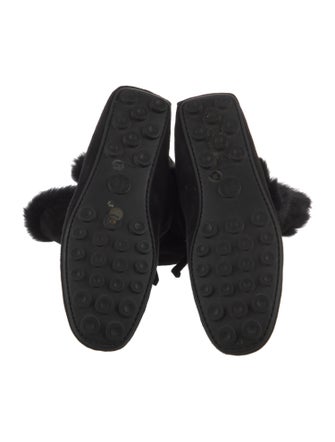 Yves Saint Laurent Rive Gauche Suede Boots