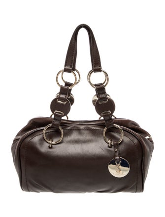 Yves Saint Laurent Rive Gauche Leather Top Handle Bag