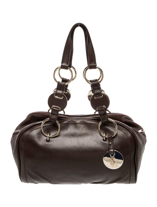 Yves Saint Laurent Rive Gauche Leather Top Handle Bag