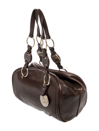 Yves Saint Laurent Rive Gauche Leather Top Handle Bag