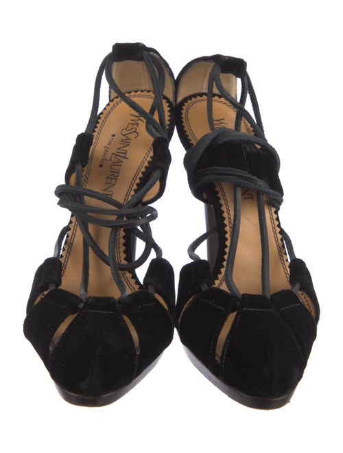 Yves Saint Laurent Rive Gauche Leather Pumps