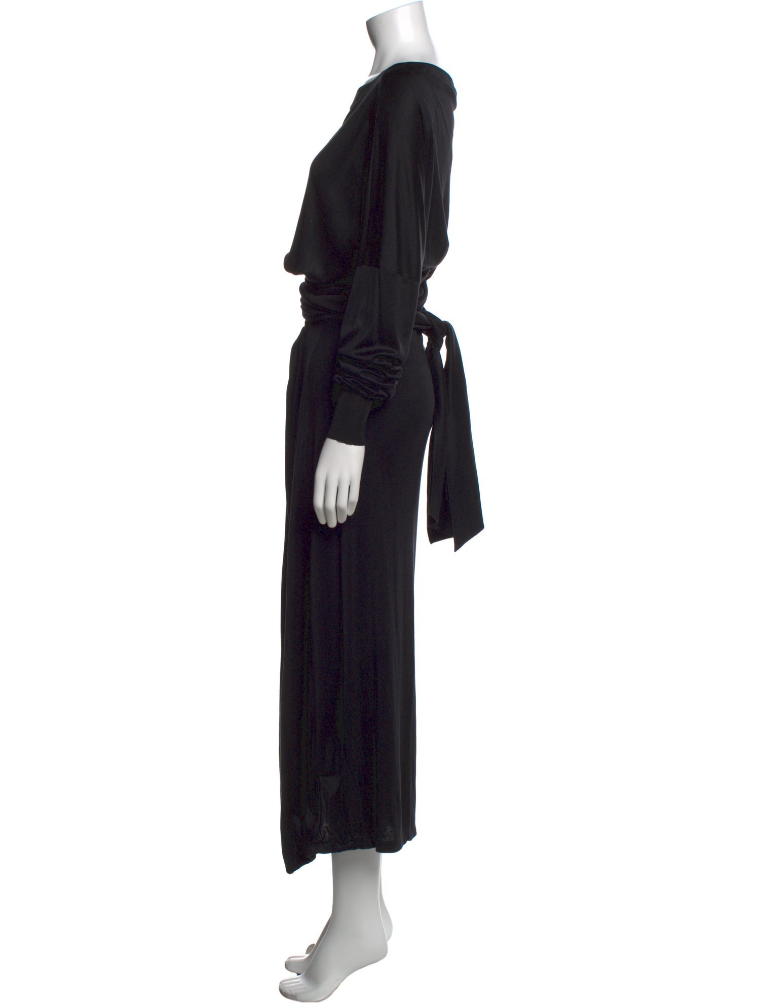 Yves Saint Laurent Rive Gauche Silk Long Dress