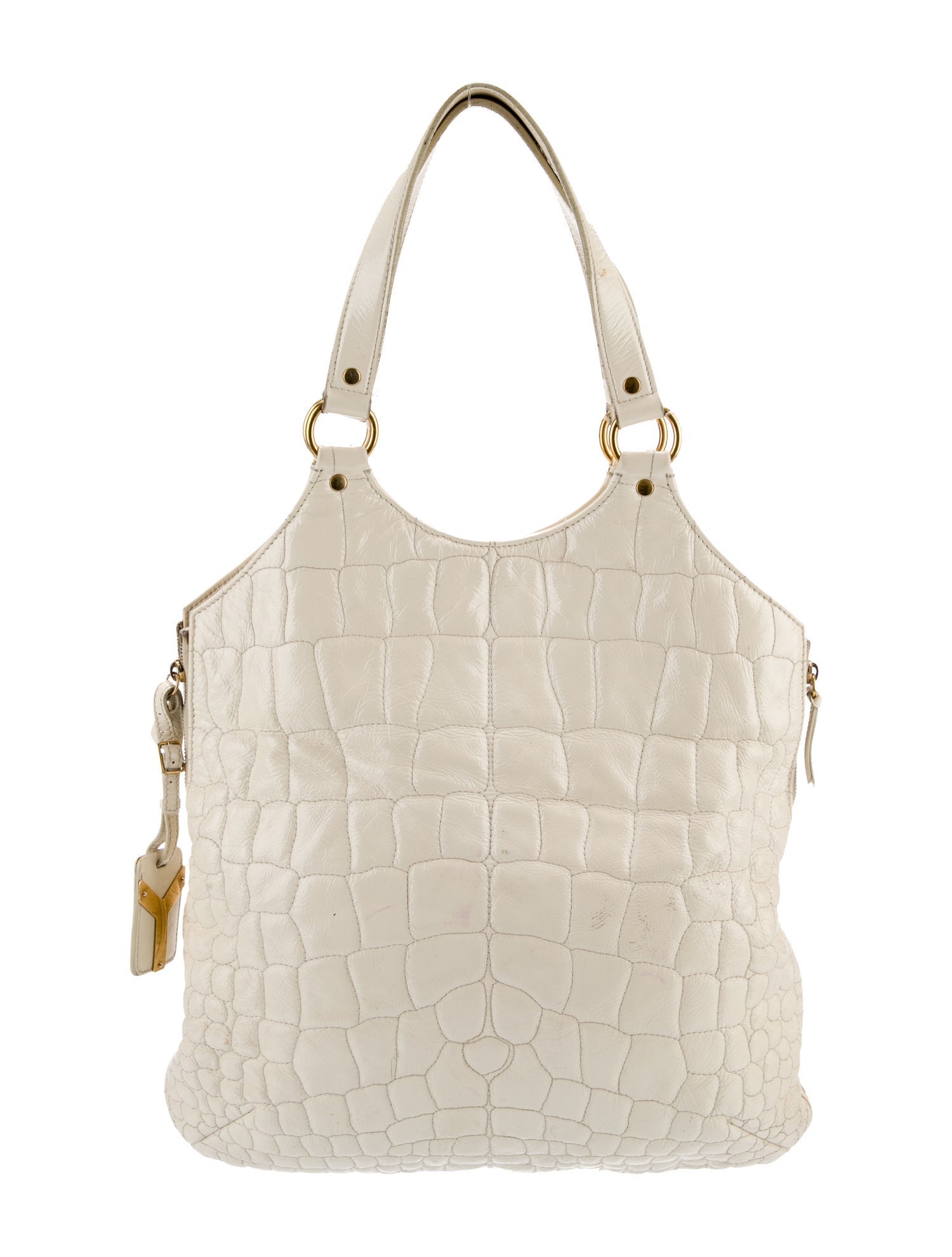 Yves Saint Laurent Rive Gauche Patent Leather Hobo