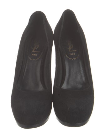 Yves Saint Laurent Rive Gauche Suede Pumps