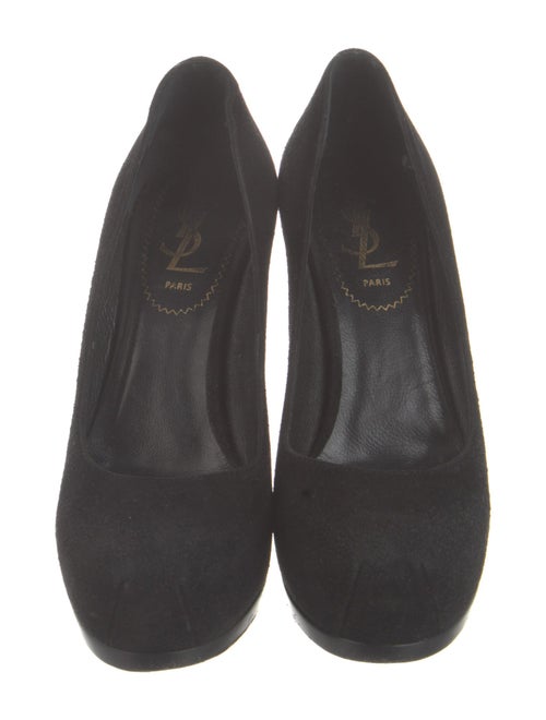 Yves Saint Laurent Rive Gauche Suede Pumps