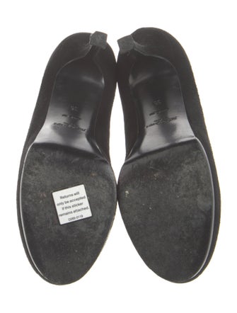 Yves Saint Laurent Rive Gauche Suede Pumps