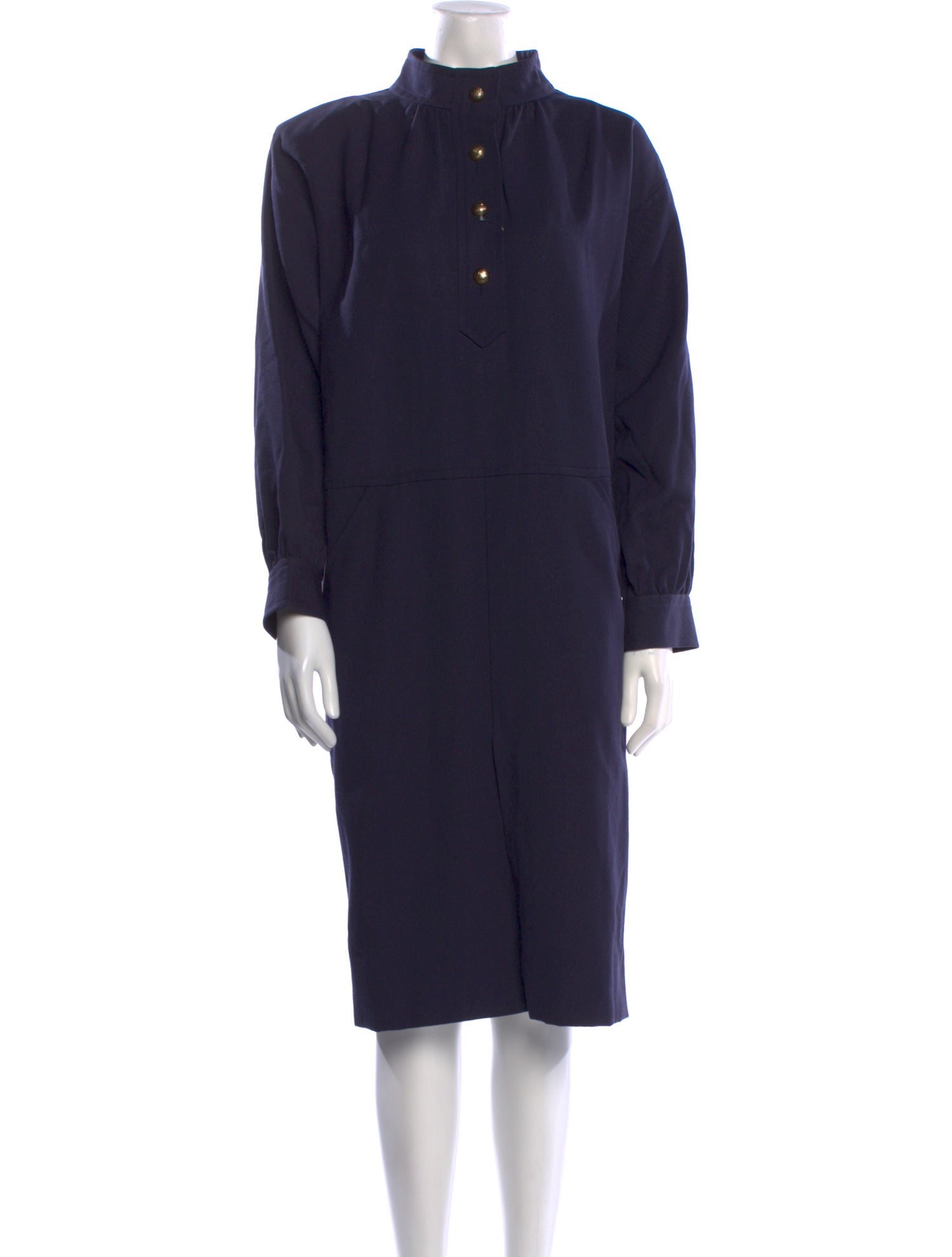 Yves Saint Laurent Rive Gauche Vintage Knee-Length Dress