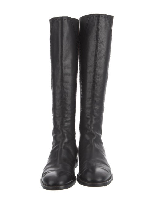 Yves Saint Laurent Rive Gauche Leather Riding Boots