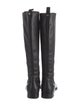 Yves Saint Laurent Rive Gauche Leather Riding Boots