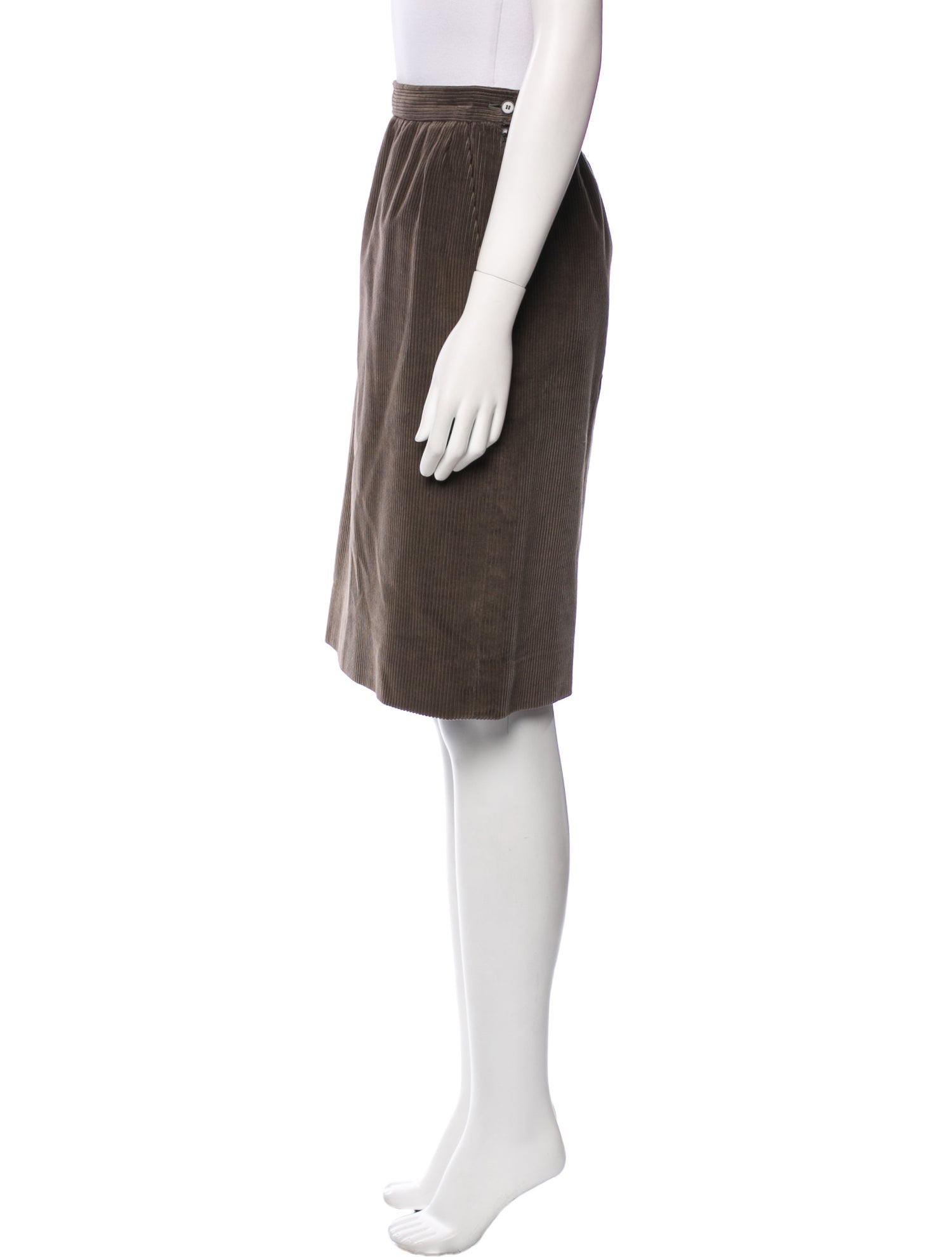 Yves Saint Laurent Rive Gauche Vintage Knee-Length Skirt