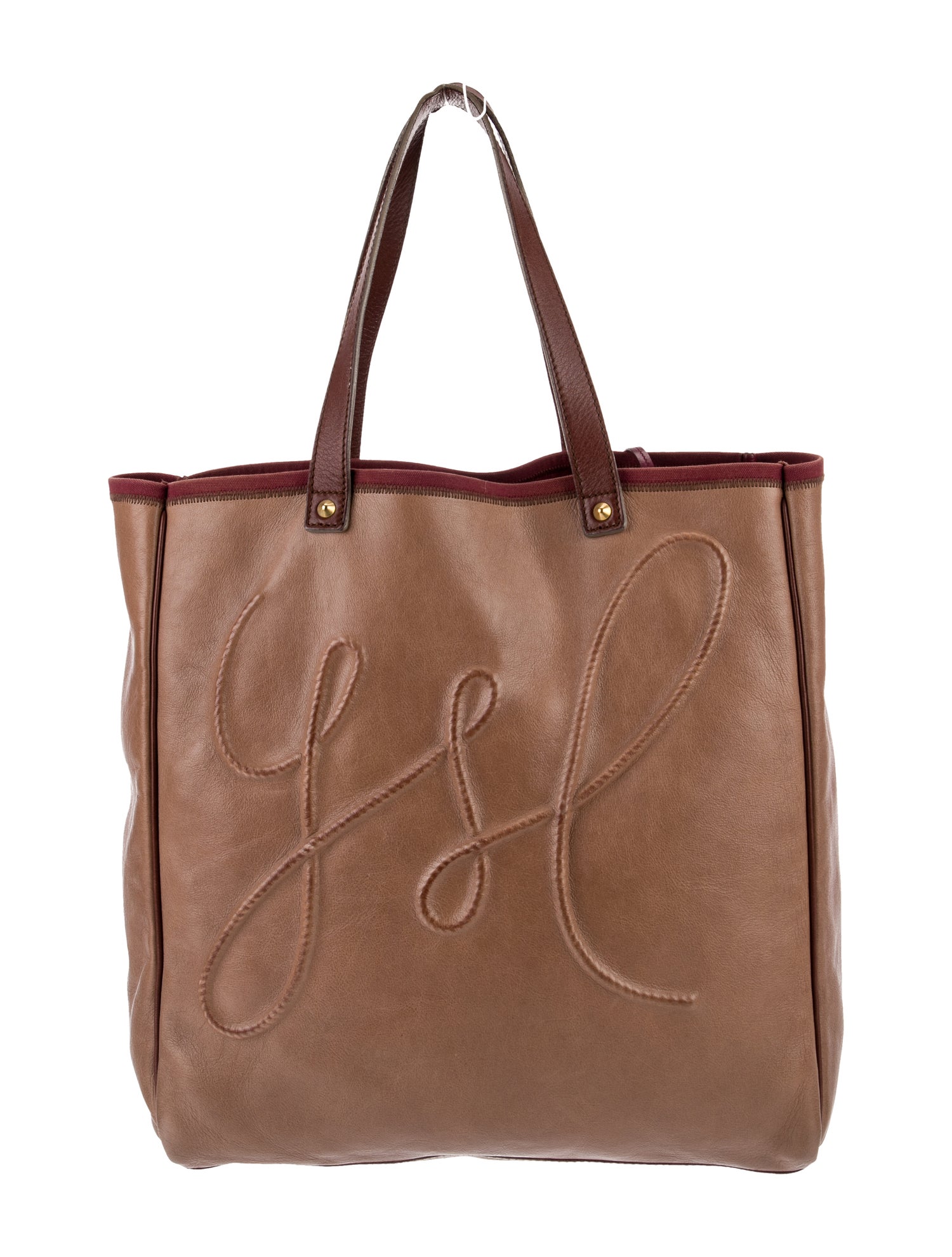 Yves Saint Laurent Rive Gauche Leather Tote