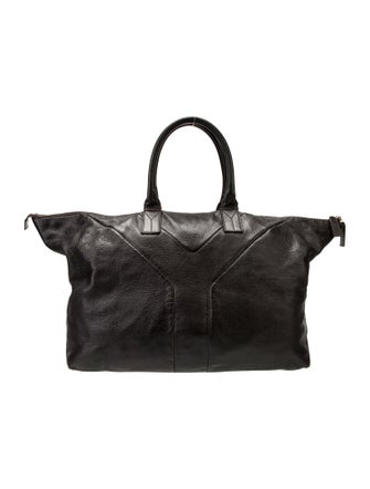 Yves Saint Laurent Rive Gauche Leather Weekender Bag