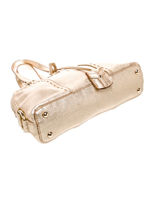 Yves Saint Laurent Rive Gauche Leather Top Handle Bag