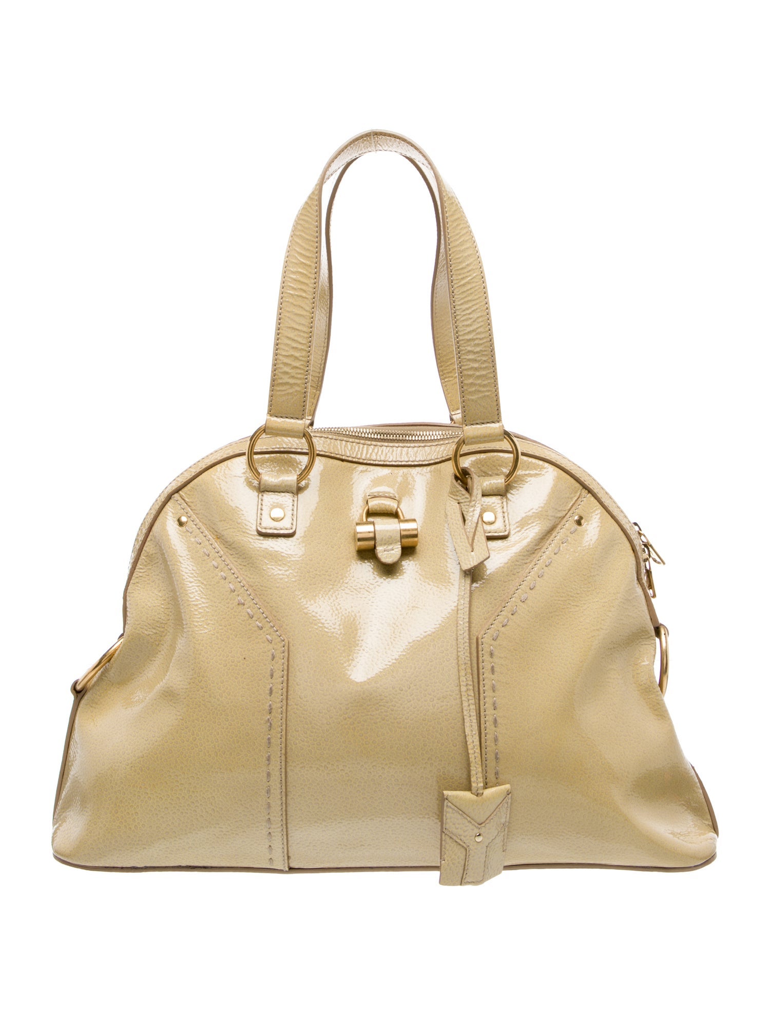 Yves Saint Laurent Rive Gauche Patent Leather Saint Laurent Muse