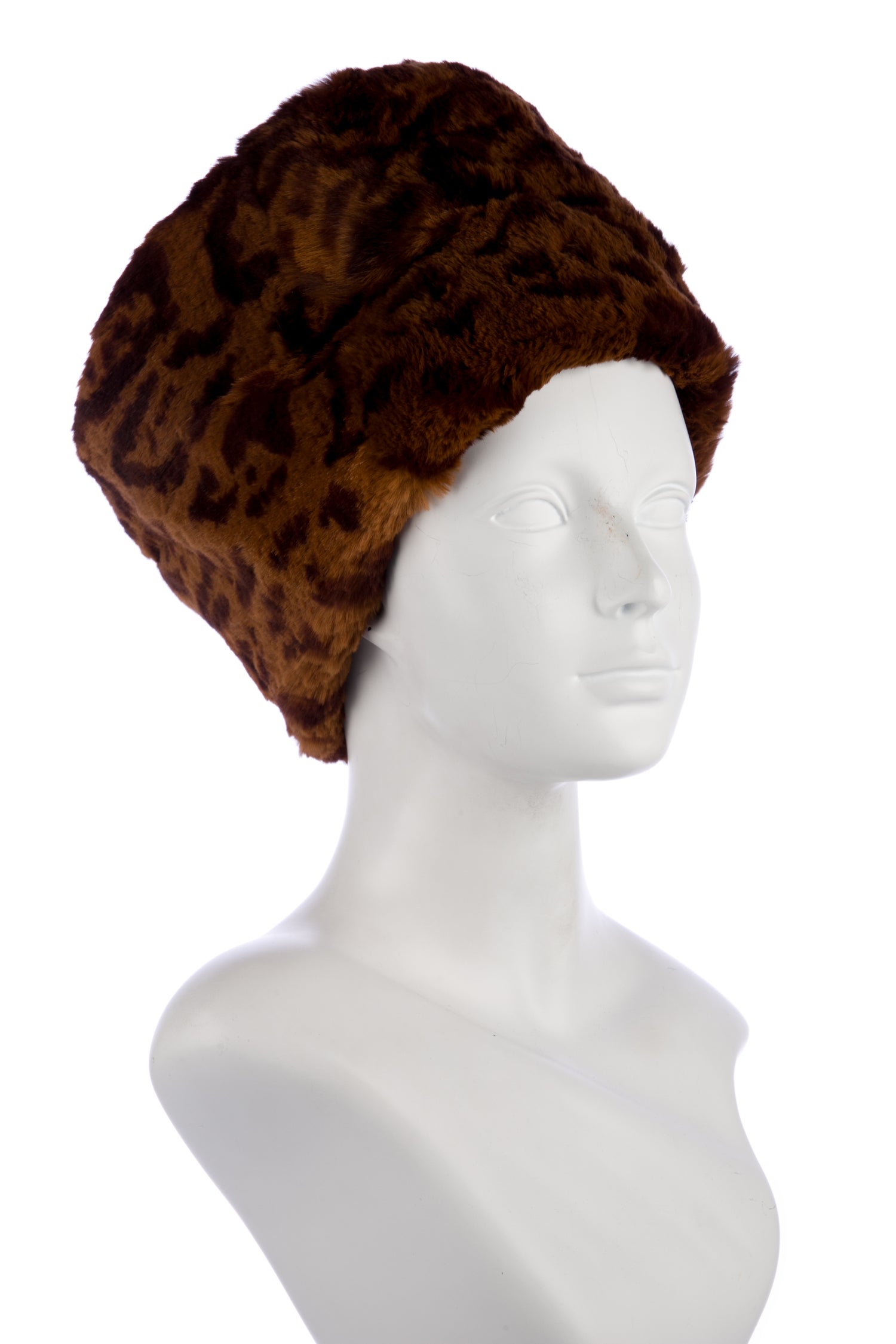 Yves Saint Laurent Rive Gauche Faux Fur Winter Hat