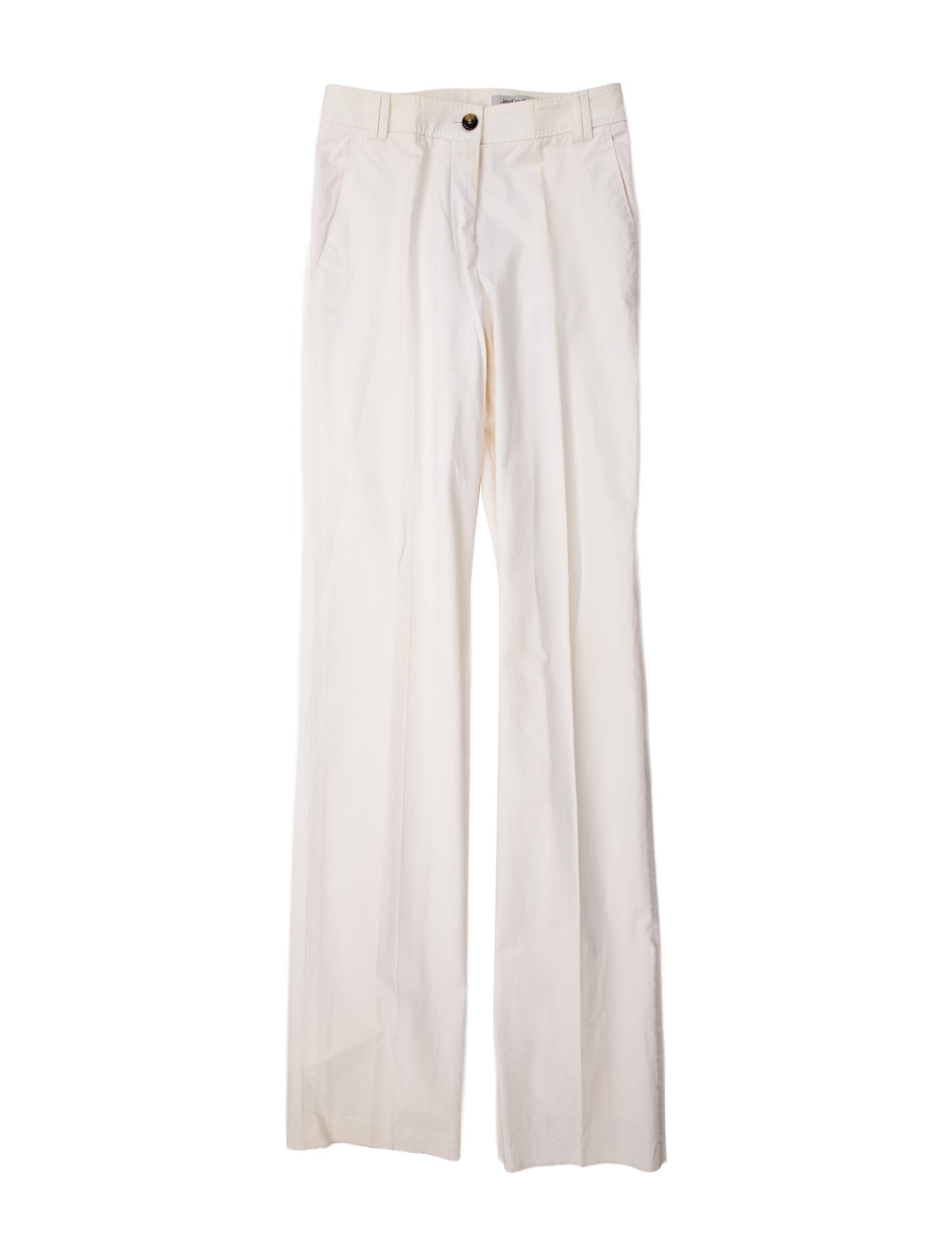 Yves Saint Laurent Rive Gauche Straight Leg Pants