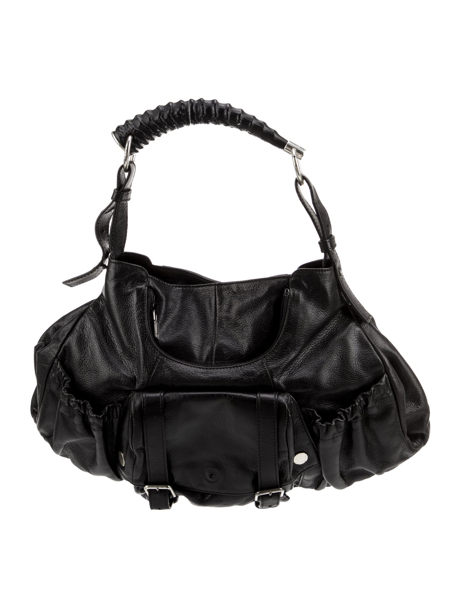 Yves Saint Laurent Rive Gauche Leather Top Handle Bag