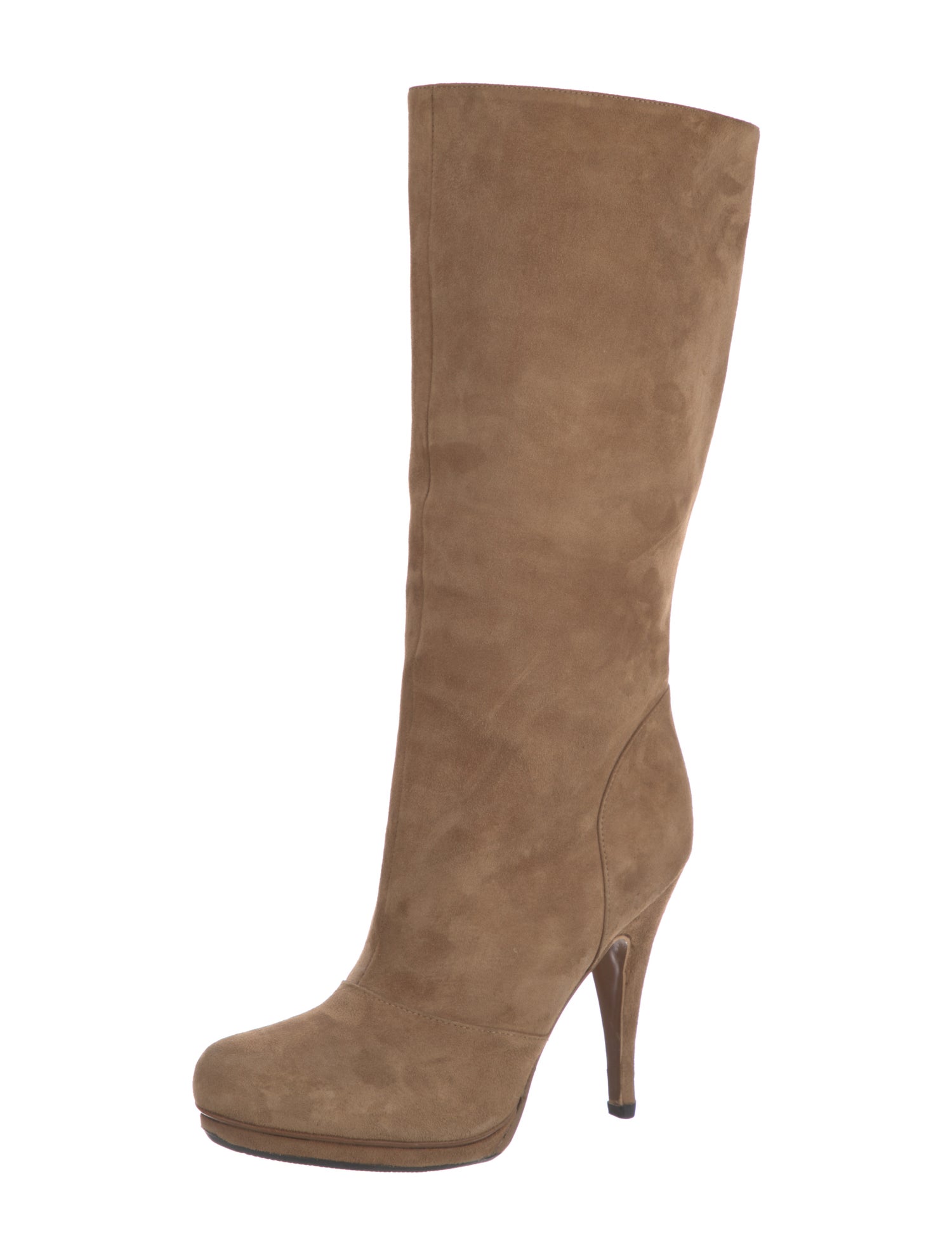 Yves Saint Laurent Rive Gauche Suede Boots