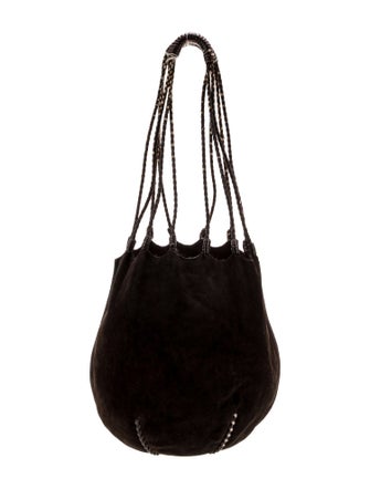 Yves Saint Laurent Rive Gauche Suede Bucket Bag