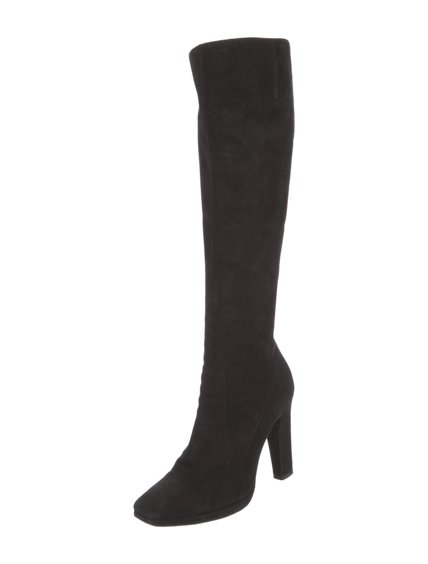 Yves Saint Laurent Rive Gauche Suede Boots