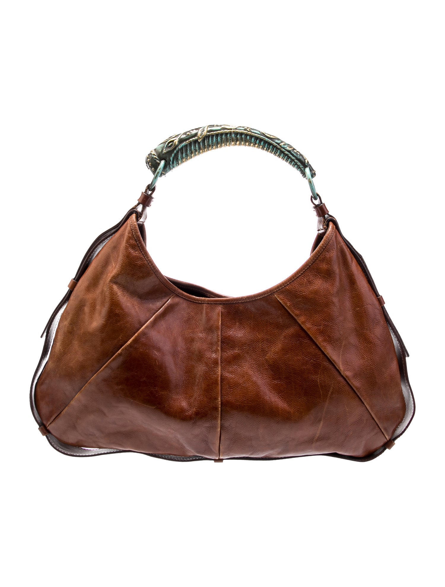 Yves Saint Laurent Rive Gauche Leather Top Handle Bag