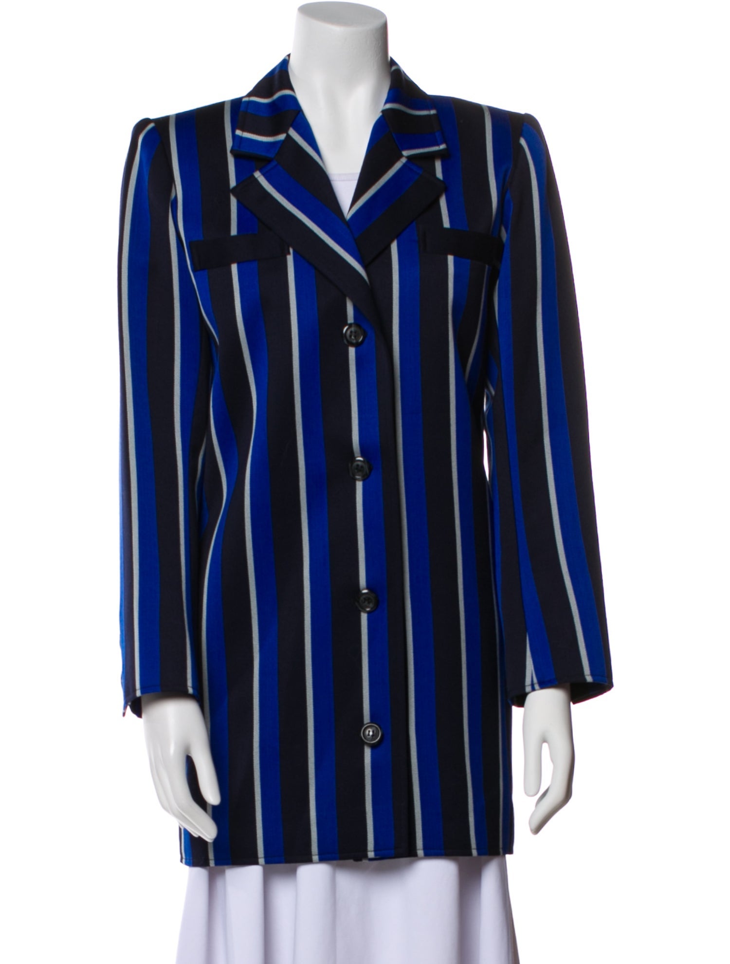 Yves Saint Laurent Rive Gauche Vintage Striped Blazer