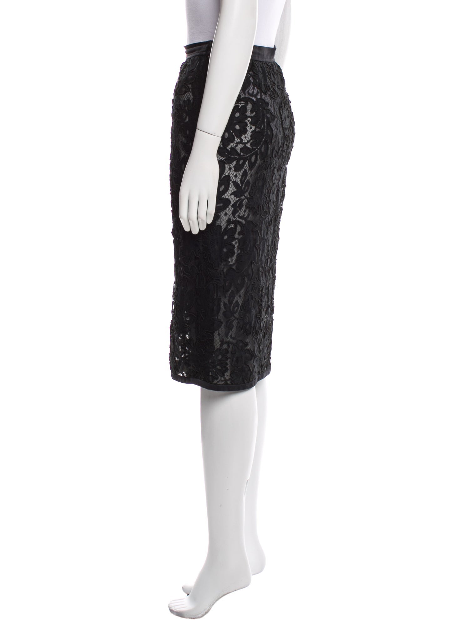 Yves Saint Laurent Rive Gauche Vintage Knee-Length Skirt