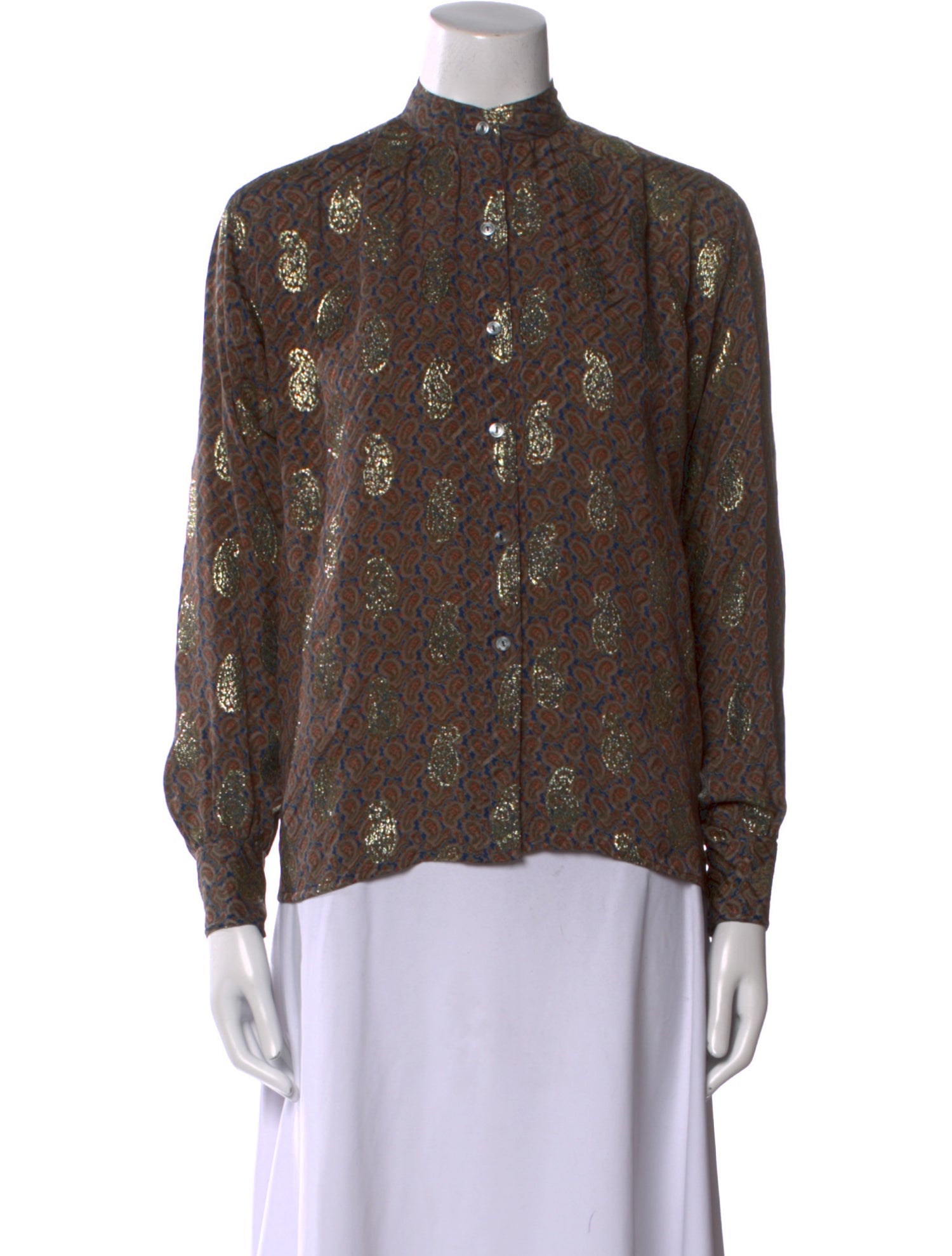 Yves Saint Laurent Rive Gauche Vintage Late 1970's - Early 1980's Blouse