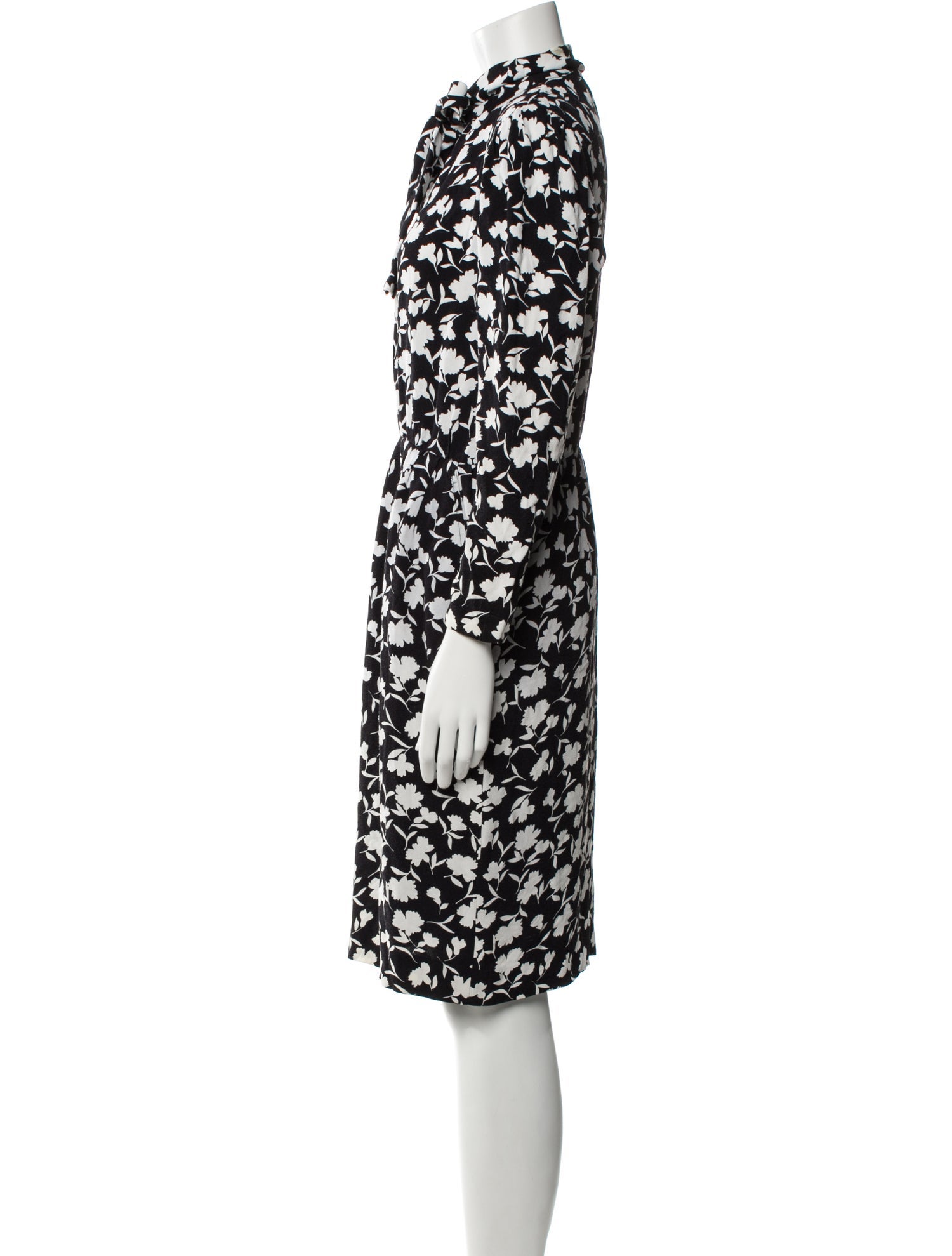 Yves Saint Laurent Rive Gauche Vintage Midi Length Dress