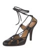 Yves Saint Laurent Rive Gauche Leather D'Orsay Pumps