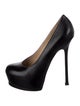Yves Saint Laurent Rive Gauche Leather Pumps