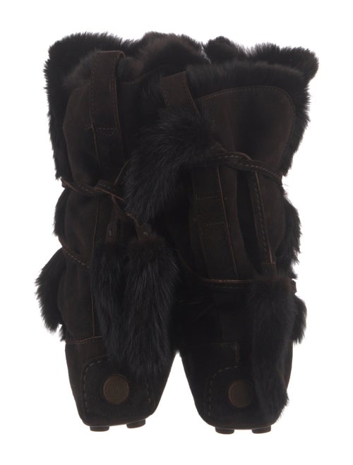 Yves Saint Laurent Rive Gauche Suede Boots