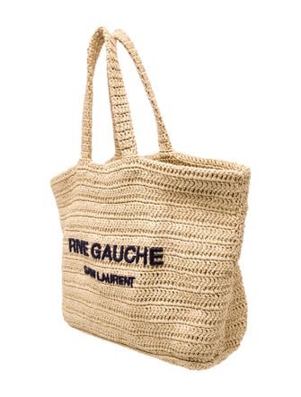 Saint Laurent Raffia Tote