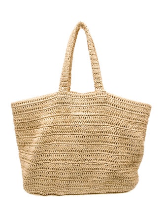Saint Laurent Raffia Tote