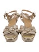 Yves Saint Laurent Rive Gauche Leather Sandals