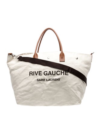 Saint Laurent Canvas Rive Gauche Maxi