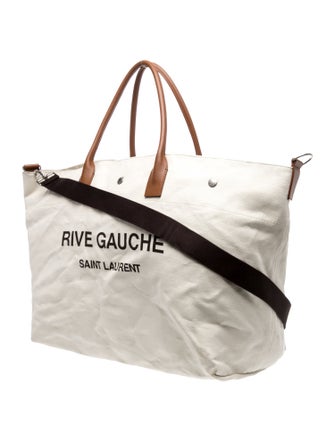 Saint Laurent Canvas Rive Gauche Maxi