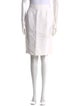 Yves Saint Laurent Rive Gauche Linen Knee-Length Skirt