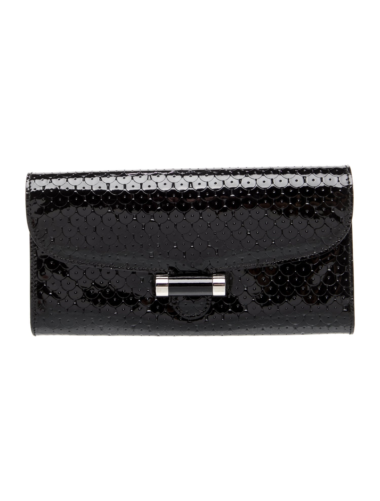 Yves Saint Laurent Rive Gauche Patent Leather Vintage Clutch Vintage