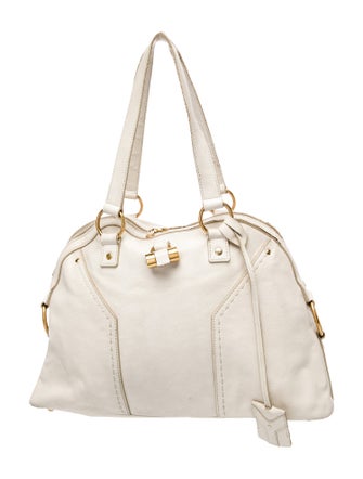 Yves Saint Laurent Rive Gauche Leather Top Handle Bag