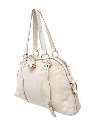 Yves Saint Laurent Rive Gauche Leather Top Handle Bag