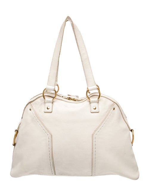 Yves Saint Laurent Rive Gauche Leather Top Handle Bag