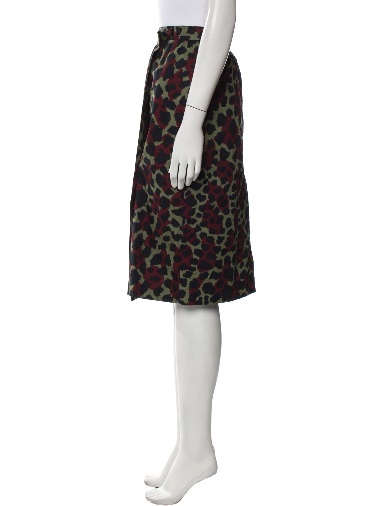 Yves Saint Laurent Rive Gauche Vintage Knee-Length Skirt