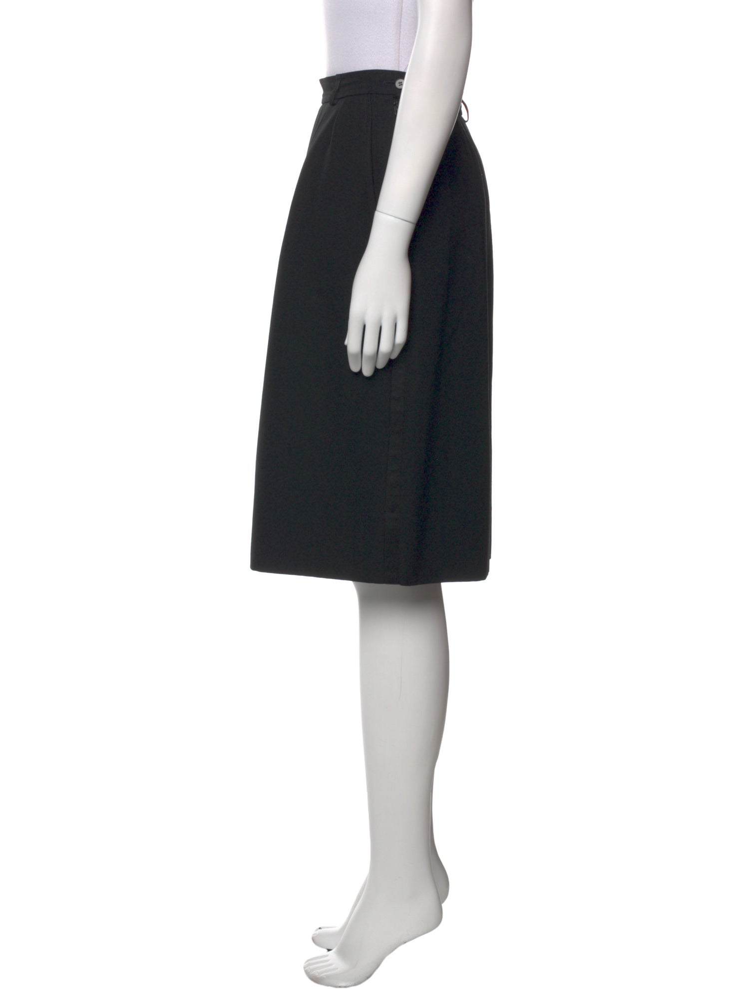 Yves Saint Laurent Rive Gauche Vintage Knee-Length Skirt