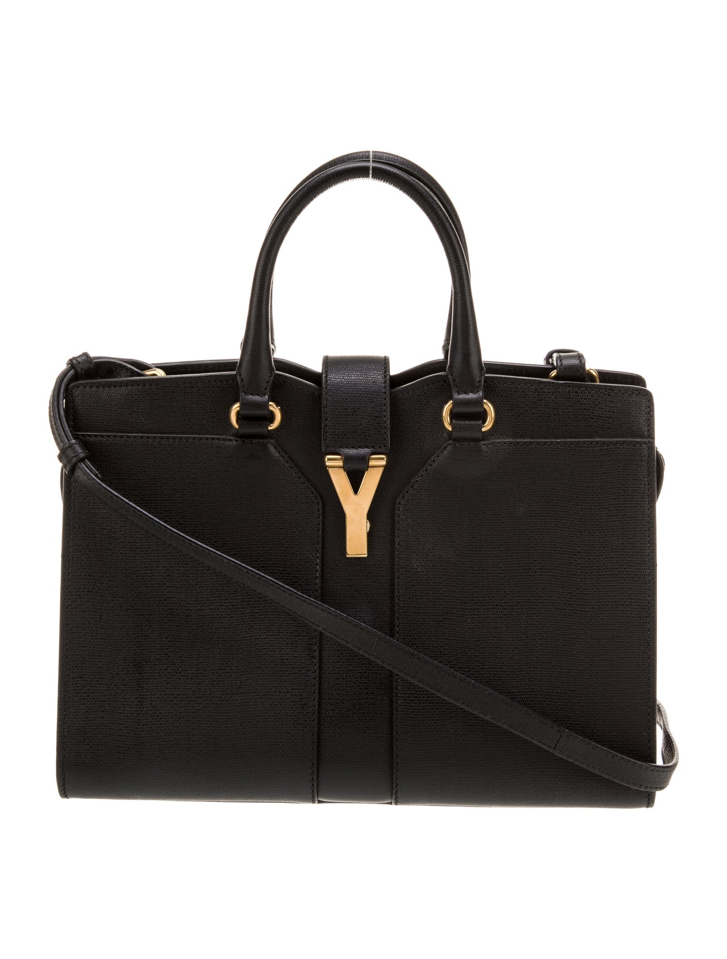 Yves Saint Laurent Leather Top Handle Bag