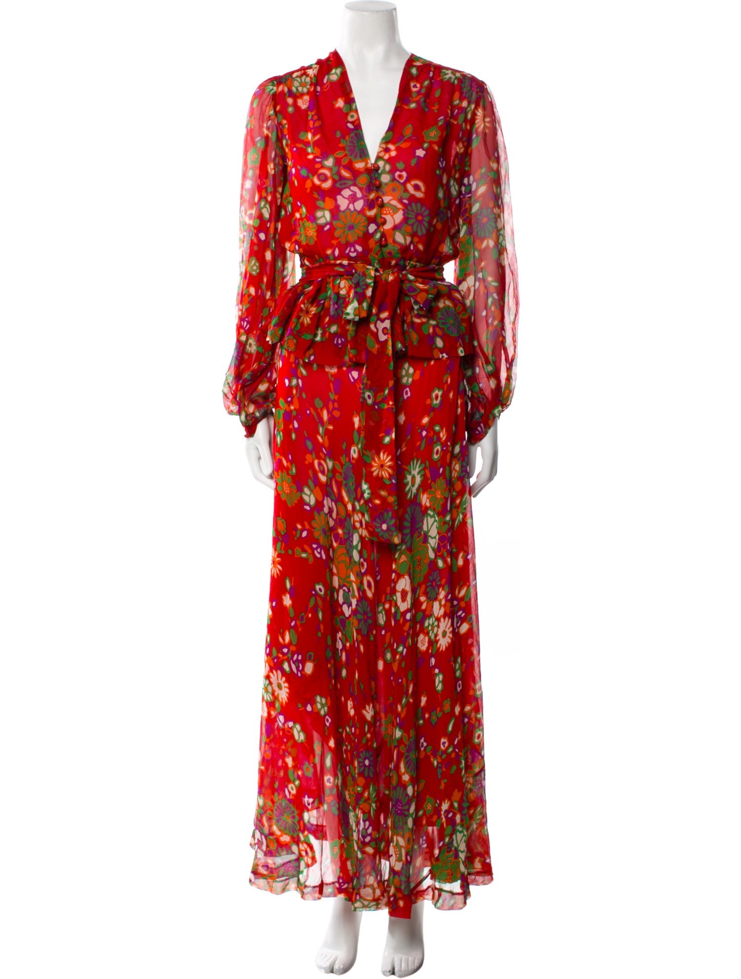 Yves Saint Laurent Rive Gauche Vintage 1983 Skirt Set